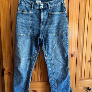 Mid-Rise Relaxed-Leg Jeans